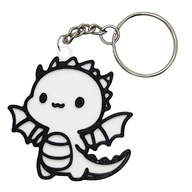 BRELOK UROCZY SMOK ZE SKRZYDŁAMI słodka figurka 3D do kluczy PREZENT