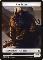 Karta Magic: The Gathering Cat Beast Token ZNR