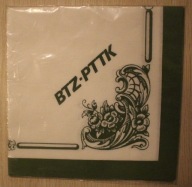 BTZ - PTTK - ZESTAW 3 SERWETEK MATERIALNYCH, NOWYCH 37 x 37 cm, RZADKOŚĆ