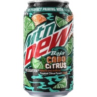 Mountain Dew Baja Cabo Citrus Zero Sugar 355ml z USA