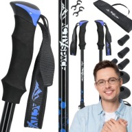 SOLIDNE KIJE TREKKINGOWE KIJKI NORDIC WALKING REGULOWANE DO CHODZENIA PRO