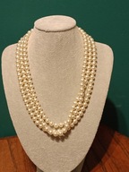 Naszyjnik ze sztucznych pereł