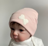 Beanie czapeczki ciepłe dla noworodków 0-6m