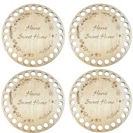 Baza pod podkładkę na kubek 10cm do szydełkowania sklejka 3mm grawer