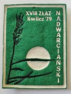 NASZYWKA XVIII ZŁAZ NADWARCIAŃSKI KWILCZ 1979 - TURYSTYKA