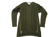 MICHAEL KROS Ekstrawagancki Sweter Ciekawy Splot M