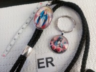 BLO 715 KRAWAT BOLO z motywem MATKI BOSKIEJ