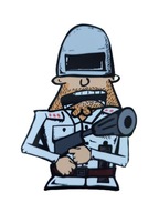 MAGNES KAPITAN BOMBA KURVINOX duży SAMOCHÓD AUTO na lodówkę