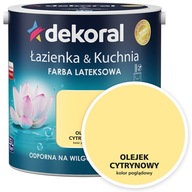 Dekoral Łazienka&Kuchnia Farba lateksowa OLEJEK CYTRYNOWY 2,5L
