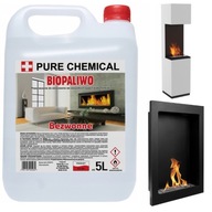 BIOPALIWO DO BIOKOMINKA 5L ATEST PZH BIOETANOL BEZWONNE BEZZAPACHOWE KOMINA