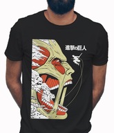 Koszulka męska bawełniana z nadrukiem anime ATTACK ON TITAN ATAK TYTANÓW