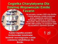 Cegiełka Charytatywna Dla Dzielnej Wojowniczki 1 zł Emilki Favarin