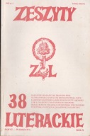Zeszyty literackie 38