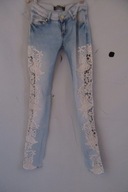 SPODNIE JEANS ZDOBIONE ROZM 34