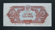 2 złote 1944 seria - seria XA 683950 ( OWYM )