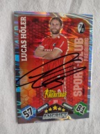 Karta topps match attax autograf Bundesliga Freiburg Lukas Holer