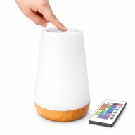 LAMPKA NOCNA NA BIURKO USB LED RGB DOTYKOWA Z PILOTEM 13 KOLORÓW TIMER