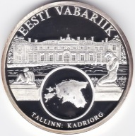 DAS GELD EUROPAS - EESTI VABARIIK moneta,medal 2w1