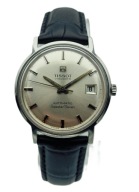 STALOWY MĘSKI NARĘCZNY ZEGAREK TISSOT VISODATE AUTOMATIC LATA 60-TE - IDEAŁ