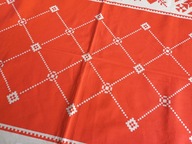 OBRUS BAWEŁNIANY 206 / 145 cm. JAK NOWY