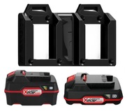 Podwójny uchwyt na baterie Parkside 18V 20V / Druk 3D