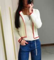 ROBERTA BIAGI dzianinowy sweter/kardigan r.UNI