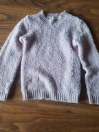 GIRLS PUDROWY RÓŻ Sweterk dziewczęcy 134/140