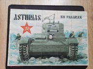 PROPAGANDA A4 Nierozcięte kupony zaopatrzeniowe , hiszpańska wojna domowa