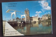 Holandia - 1992 rok - zestaw rocznikowy - 6 monet + żeton - stan menniczy