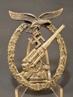 Odznaka Artyleri Przeciwlotniczej LuftwaffeBuntmetal Brehmer Markneukirchen