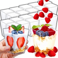 PUCHARKI DO DESERÓW CIAST PIRAMIDKI POJEMNIKI NA MINIPORCJE 160 ML 5x20 SZT