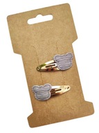 Spineczki spinki do włosów boho dla niemowląt niemowlaka mini pyk miś misie