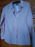 Bluzka koszulowa różowa na guziki (34) H&M