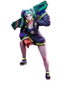 Figurka 3D - Rebecca - Cyberpunk - 16K- 1:6 - 3DMoon