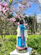 FIGURA Santa Sara, Święta Sara, Czarna Madonna 63 cm Piękna Dekoracja
