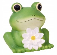 Duża Figurka ogrodowa ŻABA SOLARNA LED 30 cm