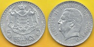 MONACO 5 FRANCS 1945 r. - 2