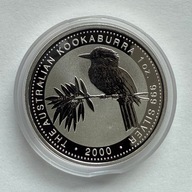 2000 Australia 1$ KOOKABURRA 1 oz. Srebro Ag .999