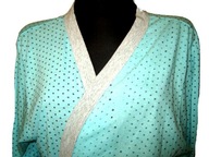 SZLAFROK 100% bawełna rękaw 3/4 wiązany r. XL