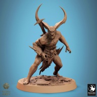Horned Blade A - LofD - figurka RPG DnD D&D - druk 3D 14K
