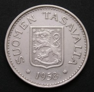 Finlandia 100 markkaa 1958 - srebro