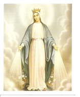 MARYJO KRÓLOWO POLSKI... - święty obrazek.