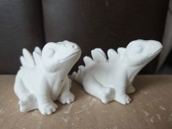figurka 3d dinozaur STREGOZAUR biały do malowania