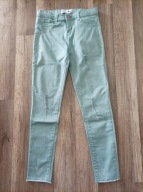 Spodnie rurki DENIM dziury 140