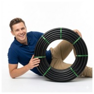 NOWA Rura Montażowa Do Nawadniania PE 25mm 50m Mocna PN6 Wytrzymała