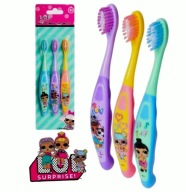 SZCZOTECZKI DO ZĘBÓW LALECZKI L.O.L. SURPRISE 3 SZT. 2+