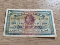 Cypr - 5 szylingów - 1952