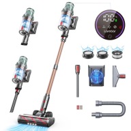 Odkurzacz pionowy Laresar V7 PRO żółty/złoty