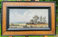 Obraz olejny Erich Demmin "Nad jeziorem" (1911-1997) notowany
