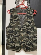 T Kamizelka Chaoxienui typu moro 2 kieszenie butonierka rozmiar S